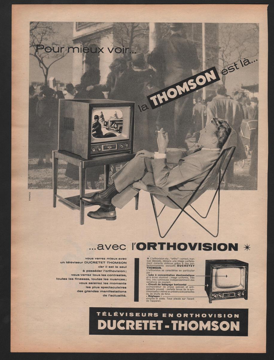 PUBLICITE ADVERTISING 1993 THOMSON   éléctroménager 