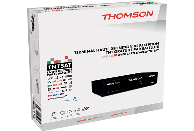 Thomson Télécommande D'origine Pour Récepteur Tv Modèle Ths806 à