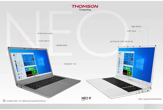 PC Portable - THOMSON - NEO17 - 17,3 HD - Intel Celeron N4020
